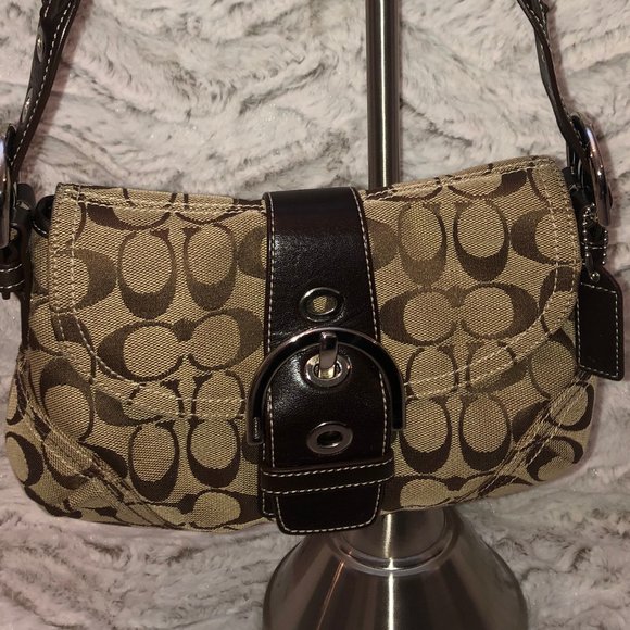 NEW Signature Brown Leather Braided Shoulder Bag - Picture 4 of 4